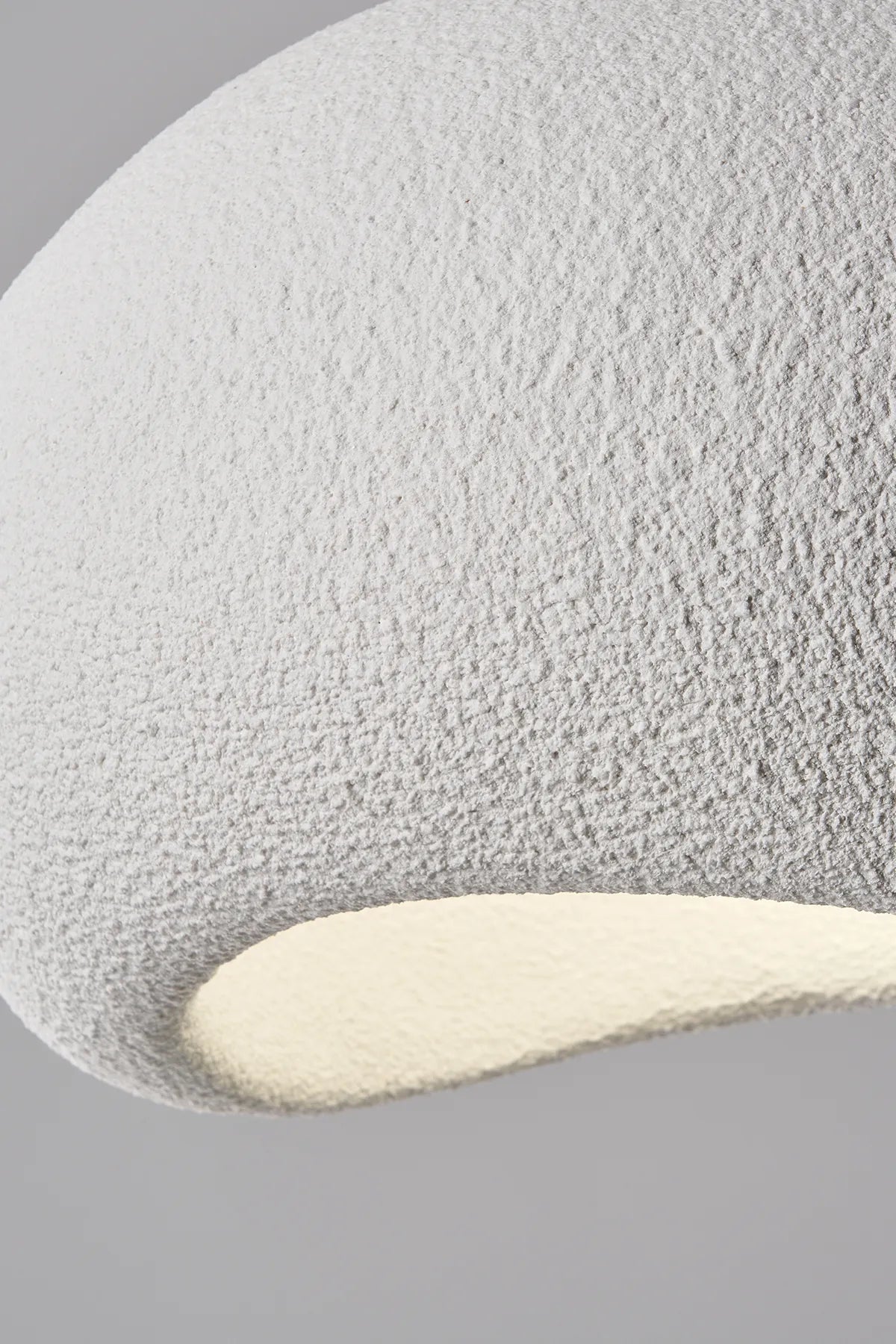 Luna Beyaz Beton Sarkıt Avize